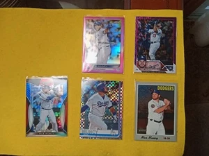 Max Muncy SP Lot 2019-23 Topps Heritage Chrome /999, Purple Foil /799, Xfractor+ - Picture 1 of 14
