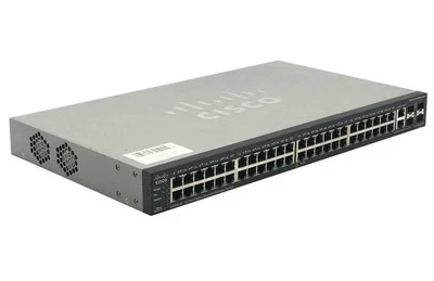 Cisco SG500-52-K9 V01 48x GB RJ45 + 2x GB RJ45/SFP + 2x 5GB SFP Managed Switch - Image 1 of 4