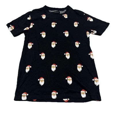 Camisa Denim & Flower Boys Ricky Singh Papá Noel Estampada por Todas Partes Navidad 11-12 Foto 1 de 4