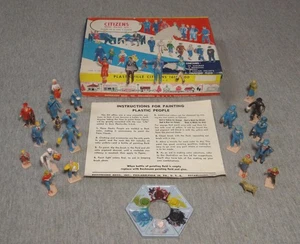 Plasticville O/S Citizens con kit de pintura 1619 100 en caja ~ TS - Imagen 1 de 4