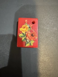 Vintage red bakelite Member Of Mah Jongg League Tile B1 - Picture 1 of 3