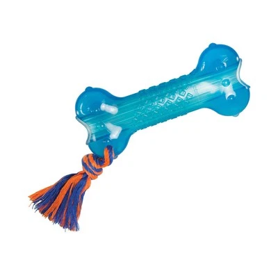 Petstages Orka Bone Treat Dispenser Dental Pet Dog Chew Toy Blue - image 1 of 4
