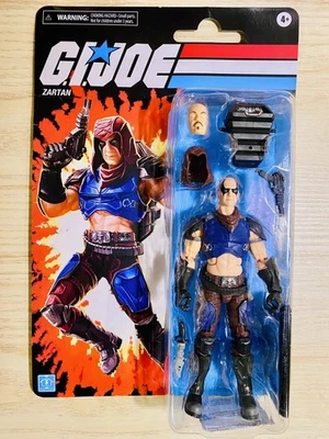 GI Joe Serie Clasificada Zartán Tarjeta Retro Walmart Figura Exclusiva Raro Foto 1 de 2