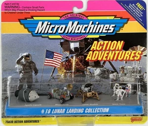 1993 Galoob Micro Machines Action Adventures #18 Lunar Landing Collection MINT - Picture 1 of 4