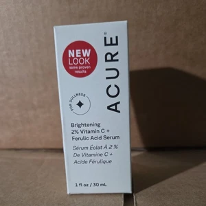 NEW LOOK ACURE Brightening Vitamin C & Ferulic Acid Oil Free Serum, 1oz - Picture 1 of 4