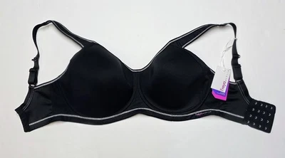 Sujetador deportivo Freya Active Sonic con aros moldeado con aros negro 30J Foto 1 de 4