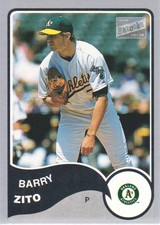 2003 Topps Bazooka Baseball Silver #75 Barry Zito