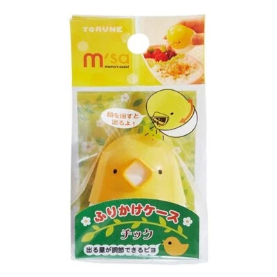 Seasoning Furikake Case Bottle TORUNE Lunch Box Japanese Bento Chick Japan - Image 1 of 4