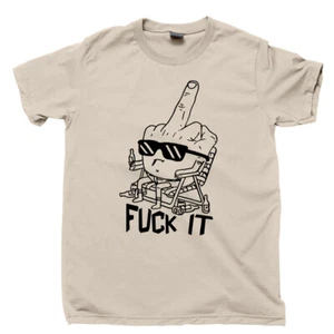 FUK It T-Shirt Not Today Call In Sick From Work Flip The Bird Off Emoji Cool Tee - Bild 1 von 12