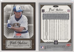 2006 Fleer Greats of the Game Copper /299 Paul Molitor #69 HOF