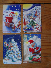 Télécarte Père Noël Santa Claushouse - 4 phone card - Japon Japan