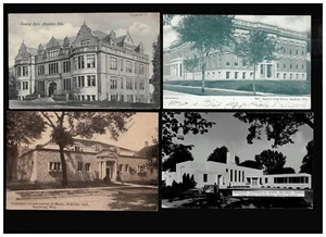 Lote de 4 postales vintage, áreas surtidas Appleton WI (P-531) - Imagen 1 de 3