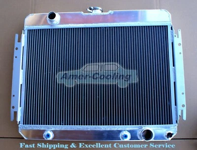 Radiador de aluminio 3 filas 63-68 Chevrolet Bel Air Biscayne Impala Caprice 1967 1966 Foto 1 de 4