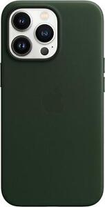 Genuine / Official Apple iPhone 13 Pro Leather Case / Cover - Sequoia Green