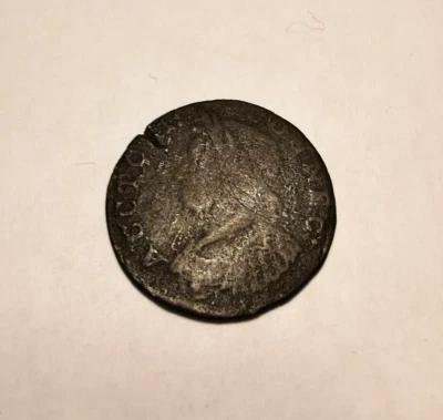 1787 US CONNECTICUT Cent Cooper Coin "Mailed Bust Left-Hercules Head" Miller 7-I - Image 1 of 4