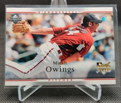 2007 Upper Deck #524 Micah Owings Rookie RC Arizona Diamondbacks Baseball Card - Image 1 of 2