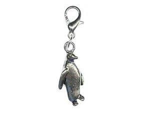 Pinguin Charm Anhänger Bettelarmband Miniblings Charms Antarktis Vogel silber - Bild 1 von 4