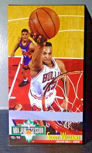 1993-94 Scott Williams #35 Fleer NBA Jam Session Basketball Card 