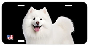 SAMOYED DOG CAN PERSONALIZE NOVELTY METAL LICENSE PLATE B - Picture 1 of 4