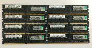 HP 64GB PC2-5300p 667MHz 2Rx4 DDR2 ECC REG RDimm Server RAM Memory 495605-B21 - Picture 1 of 1