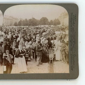 Marktplatz Sene Finnland Underwood Stereoansicht - Bild 1 von 3