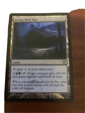 1x MTG Innistrad Kessig Wolf Run - Foil, Light Play, English