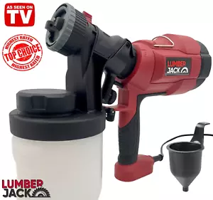 Pistola spray vernice HVLP elettrica 500 W palmare per recinzioni pareti e soffitti - Foto 1 di 12