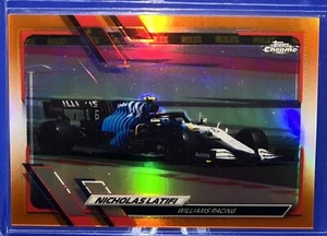 NICHOLAS LATIFI 2021 Topps Chrome Formula 1 F1 Red Green Refractor #115 SSP - Imagen 1 de 2
