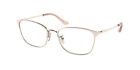NEW AND AUTHENTIC Coach HC5135 9350  Satin Pink/Light Gold Full Rim 53  17  140