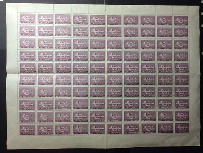 BroadviewStamps Finlandia #M5 hoja completa MH F-VF.  Plegado en 4. Algunos pliegues adelgazados Foto 1 de 2