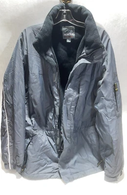 Chaqueta impermeable cortavientos Pacific Trail para hombre gris talla grande L Foto 1 de 3