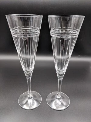 Wedgwood 套装 Vera Wang "With Love" 水晶凹槽敬酒香槟杯 — 第 1/4 张图片