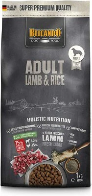 Belcando Adult Lamb & Rice Hundefutter 1kg|für empfindliche Hunde ab 1 Jahr - Bild 1 von 4