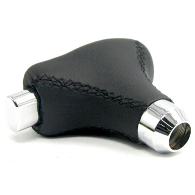 Gear Shift Knob Cover Leather Car Auto Shifter Lever Handle Decor Accessories - Image 1 of 4