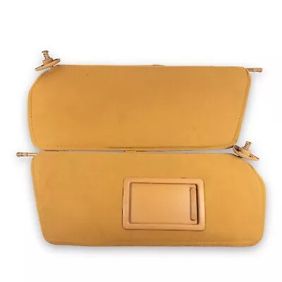 Dodge Dakota 1987-1996 conjunto de par de parasoles para conductor pasajero marrón tostado tela Foto 1 de 4