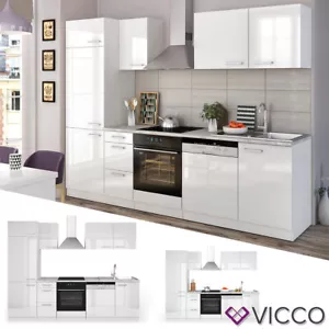 Cucina componibile Blocco cucina Cucina su misura Optima Bianco lucido Vicco - Foto 1 di 7