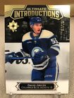 2022-23 Upper Deck Ultimate Collection David Jiricek RC Introductions Black 7/25