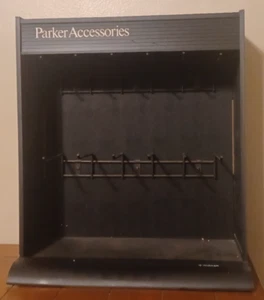 Vintage PARKER 12 Hanging Hook Store Countertop Refill Display Case - Picture 1 of 12