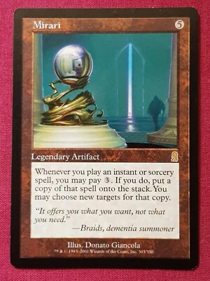 Magic The Gathering ODYSSEY MIRARI artifact card MTG - Image 1 of 2