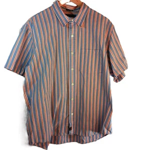 Abercrombie & Fitch Herren Kurzarm Hemd Button-Down Muscle Fit Blau XL - Bild 1 von 8