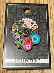 Hard Rock Cafe Kyoto 3D Collage Pick Pin KYOTO Pin Badge from Japan - Picture 1 of 2