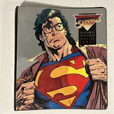 The Return of Superman & Doomsday Death of Trading Card Binder Skybox