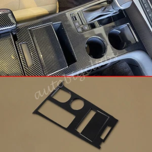 For Toyota Sienna 2021-2023 Carbon Fiber Gear Shift Panel Cover Trims Accessory - Picture 1 of 5