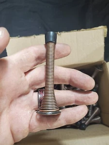 Copper Spring Door Stops 3 1/2"  Heavy Duty Door Stop - Picture 1 of 5