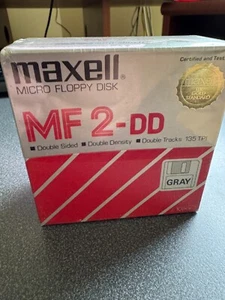 Maxell, MF 2-DD Micro diskettes. Factory sealed box of 10 - Photo 1/1