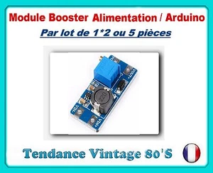     *** LOT DE 1*2 OU 5 MODULES BOOSTER DE TENSION DC DC 2/24V VERS 5/28V 2A *** - Bild 1 von 1