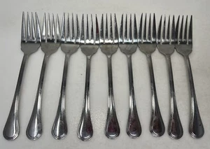 (9 Pc) Sturbridge by Pfaltzgraff Salad Forks Glossy - Picture 1 of 3