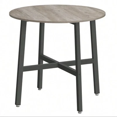 Dining Table, VASAGLE Round Kitchen Table, for Living Room, Office, 80 x 75 cm ( - Image 1 of 4