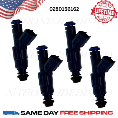 4x Inyectores de combustible Bosch OEM para Mazda Tribute 2008 2,3 L I4 0280156162 Foto 1 de 4