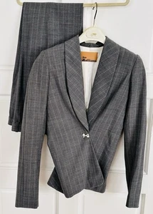 Vintage John Galliano Grey Jacket & Pants Set FR36 - Picture 1 of 13